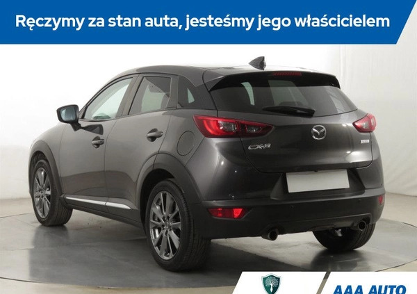 Mazda CX-3 cena 68000 przebieg: 114468, rok produkcji 2017 z Krzanowice małe 232